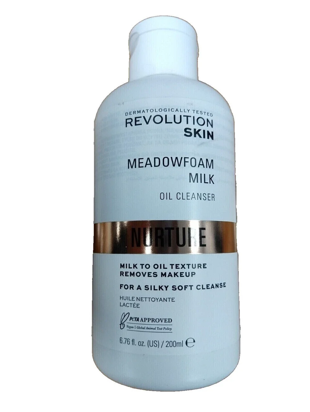 NEW Revolution Skincare Meadowfoam Milk Oil Cleanser 6.76 oz.